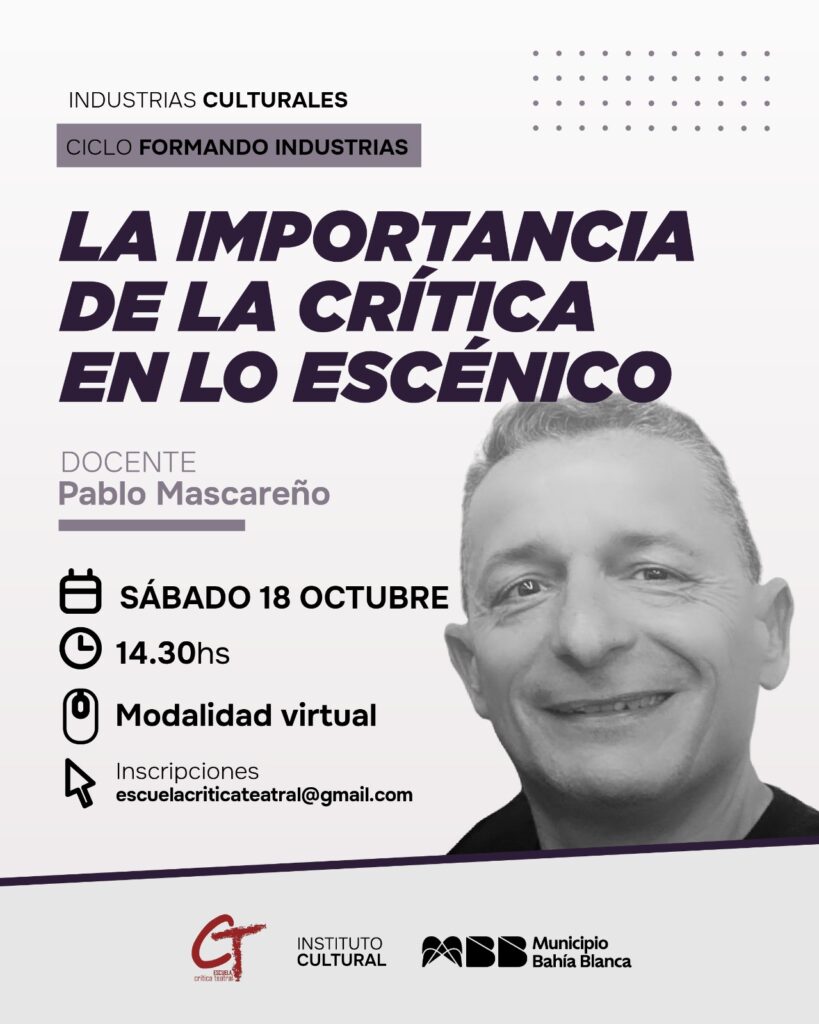 La importancia de la critica en lo escenico